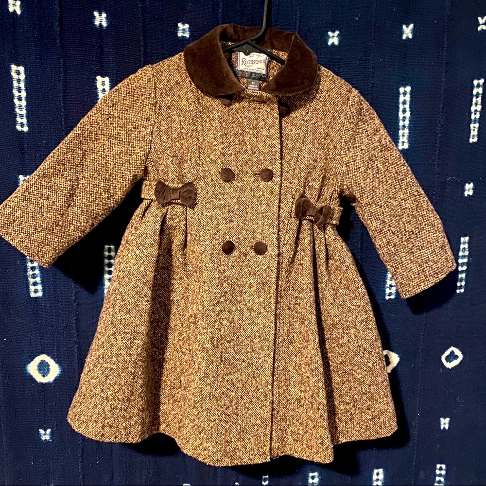 🌸 Rothschild Dress Coat Brown 3T